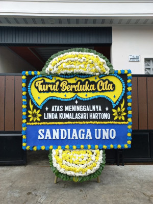Papan Bunga Duka di Kampar Kiri